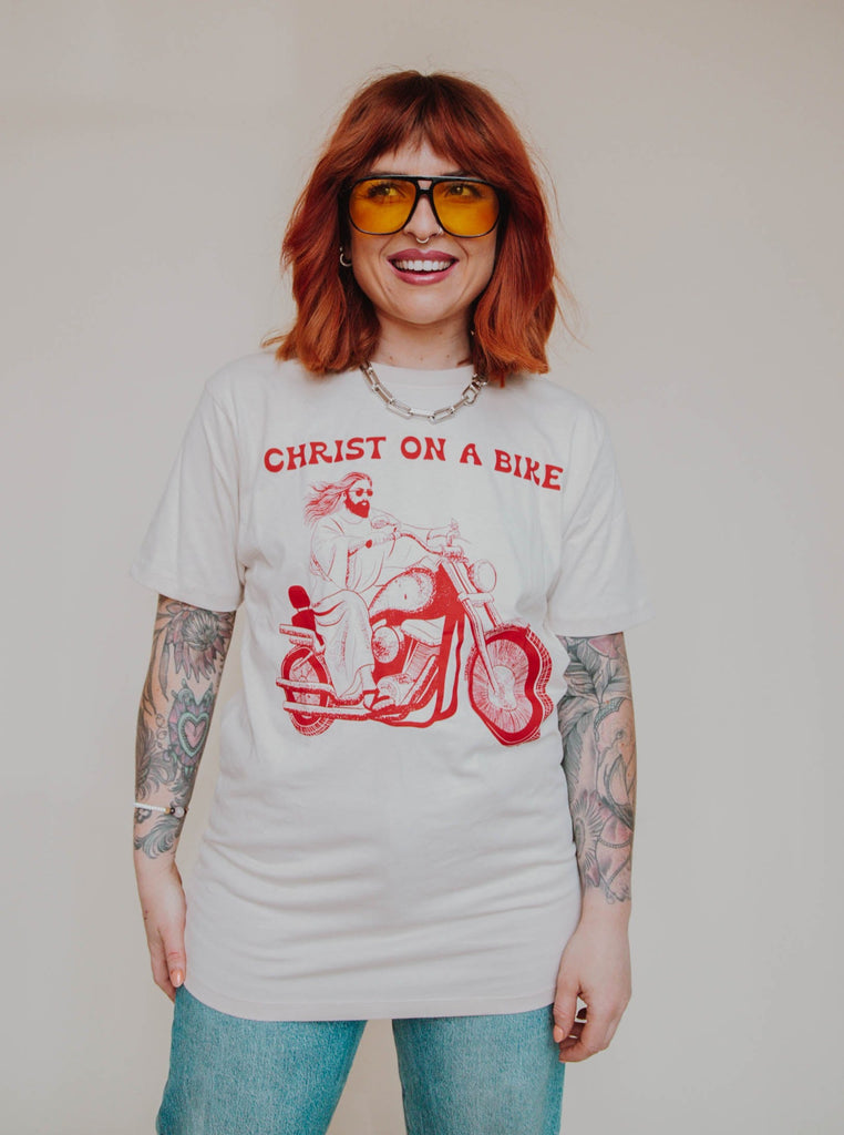 Christ On A Bike Unisex T-Shirt