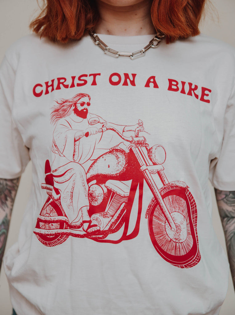 Christ On A Bike Unisex T-Shirt